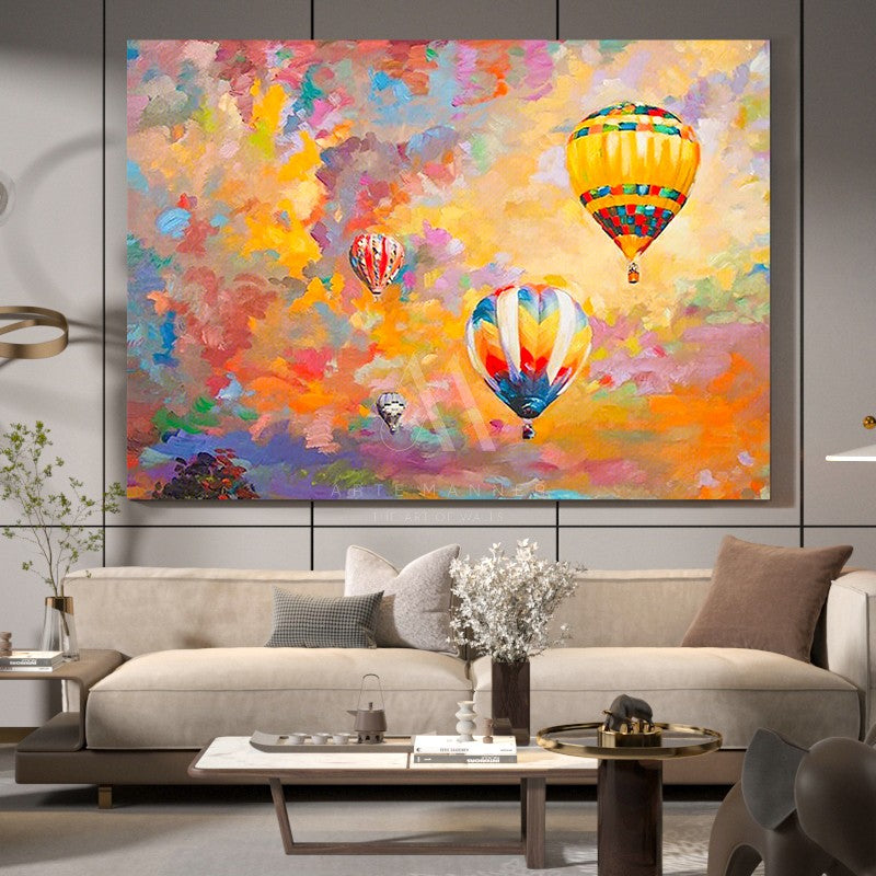 Lofty Dreams Modern Oil Painting