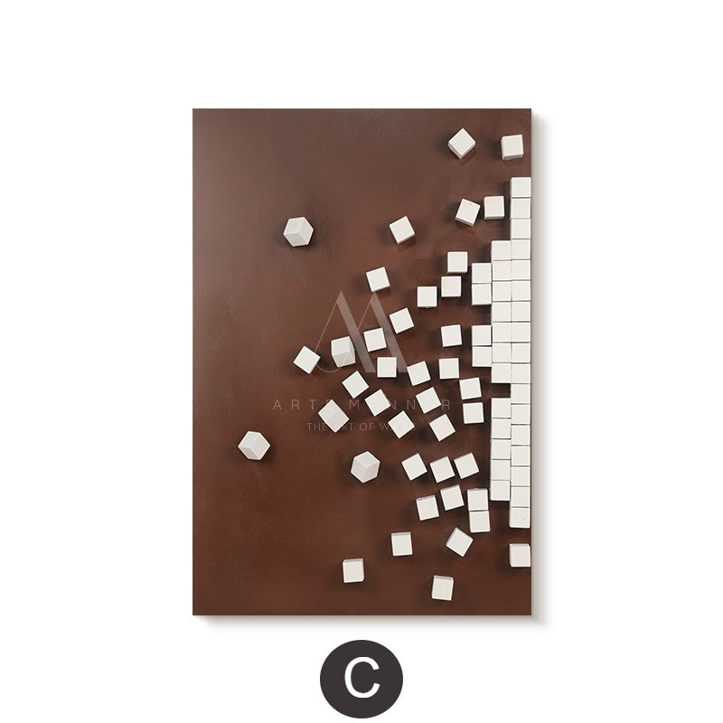 Undesirable Duty Modern Abstract 3D Wall Art