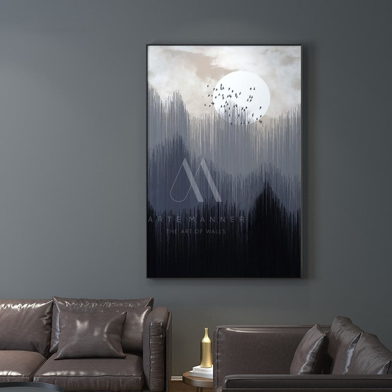 Cold City Modern Abstract Wall Art