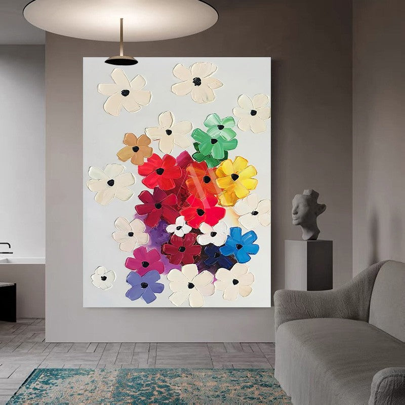 Crush Modern Floral Oil Painting