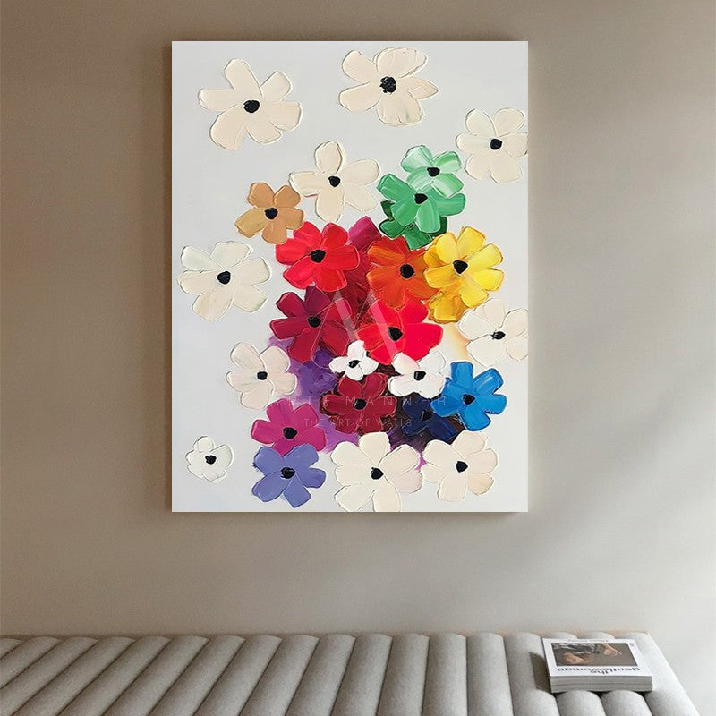 Crush Modern Floral Oil Painting