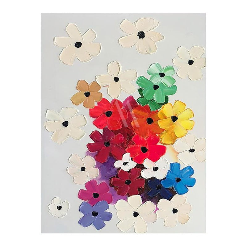 Crush Modern Floral Oil Painting