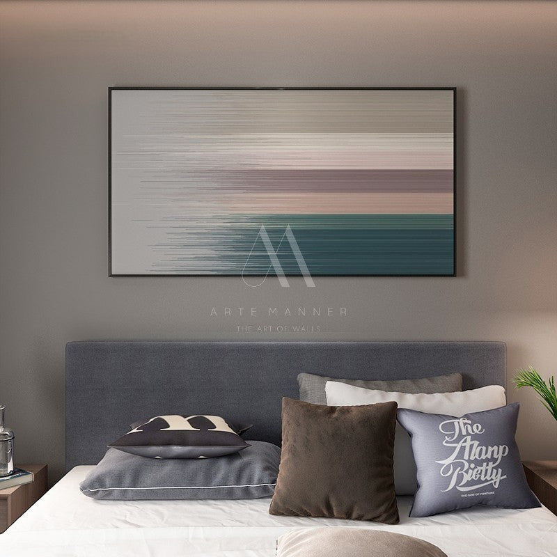 Contemplating Romance Modern Abstract Wall Art