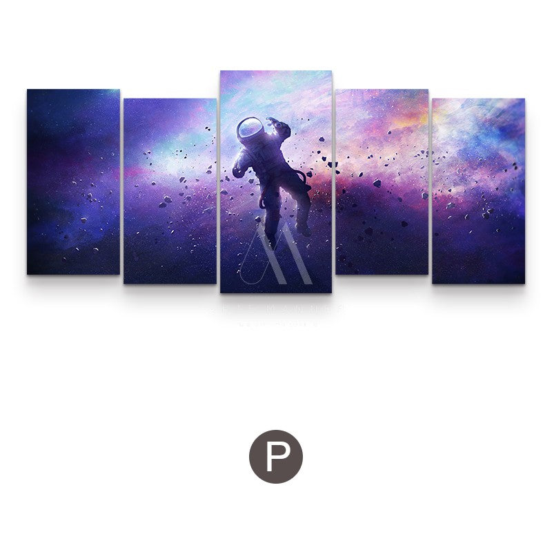 Yestertide Cyberpunk Wall Art (Set of 5)