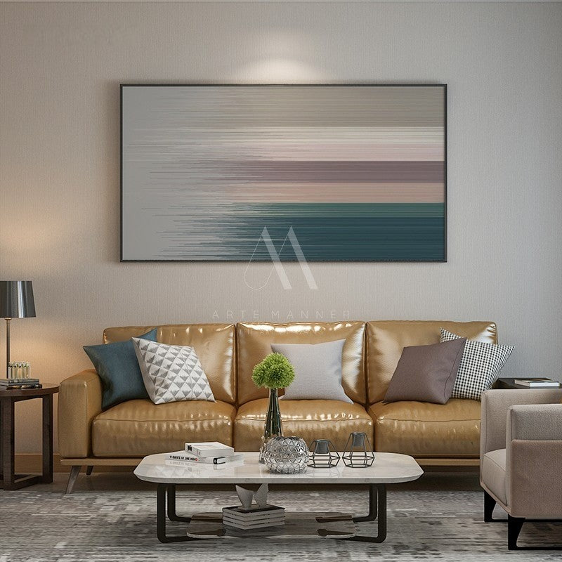 Contemplating Romance Modern Abstract Wall Art