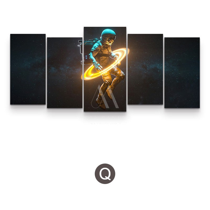 Yestertide Cyberpunk Wall Art (Set of 5)