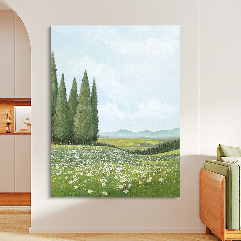 Field Of Dreams Modern Oil Painting