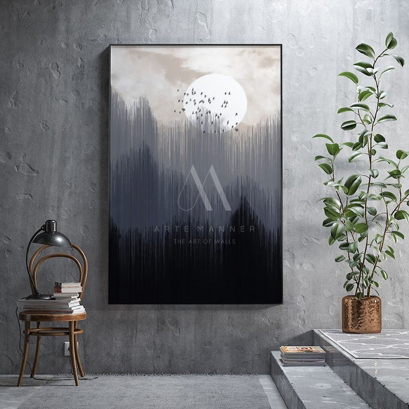 Cold City Modern Abstract Wall Art