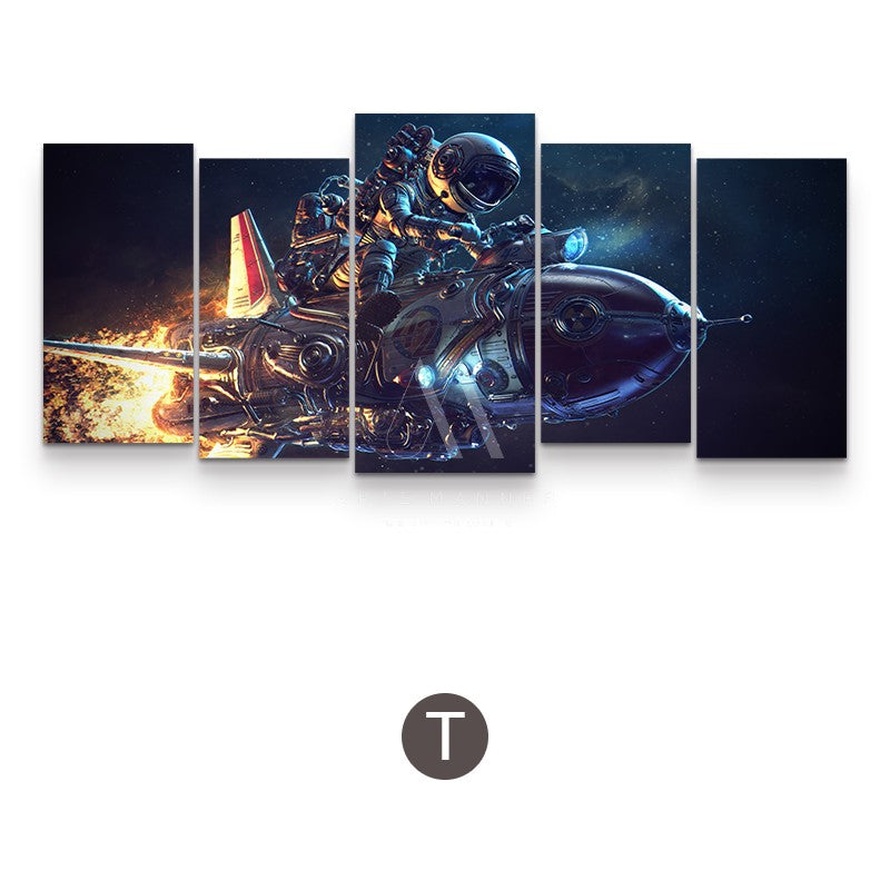 Yestertide Cyberpunk Wall Art (Set of 5)