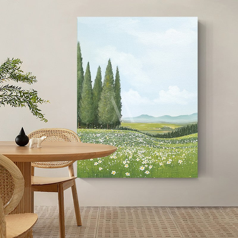 Field Of Dreams Modern Oil Painting