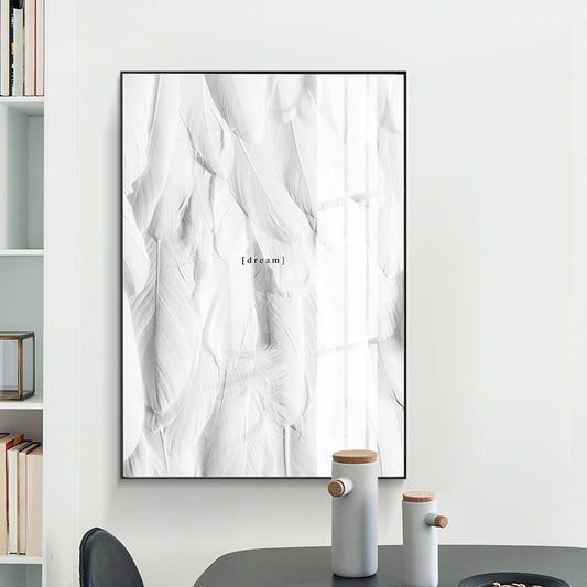 White Mother Modern Wall Art