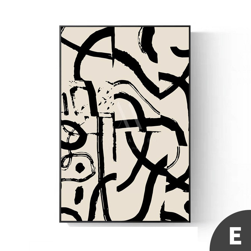 The Birth of History Modern Abstract Wall Art