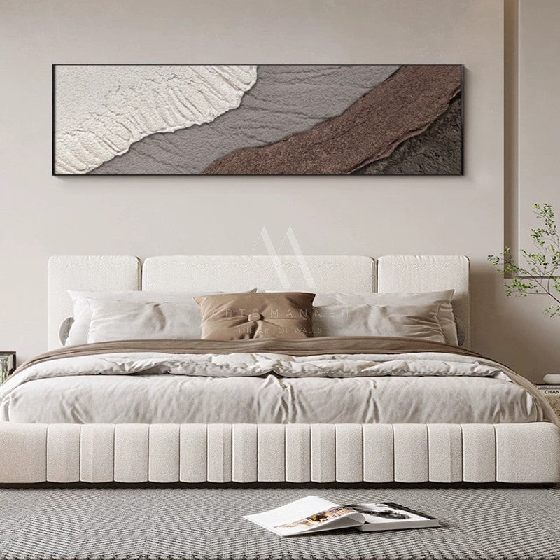 Drifting Sand Minimalist Abstract Oil Painting