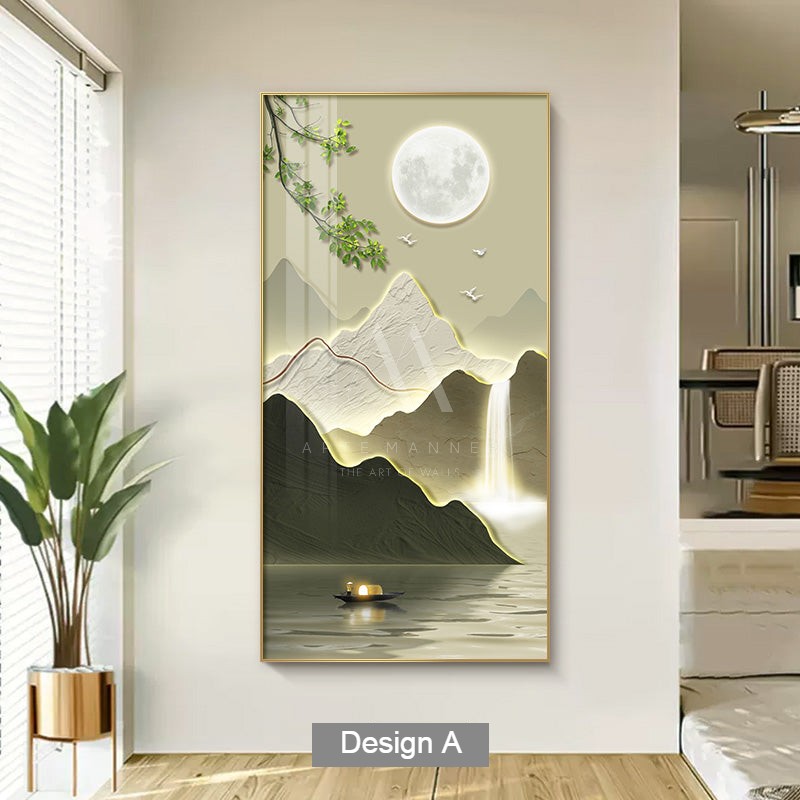 Welcome to the Mountain Modern Nature Wall Art