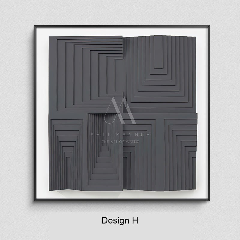 Geometry Abstract 3D Wall Art