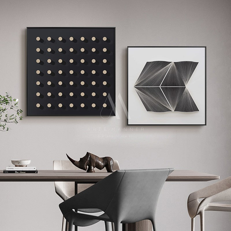 Geometry Abstract 3D Wall Art