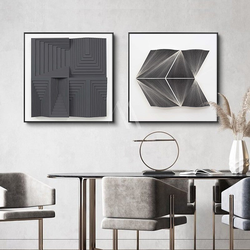 Geometry Abstract 3D Wall Art