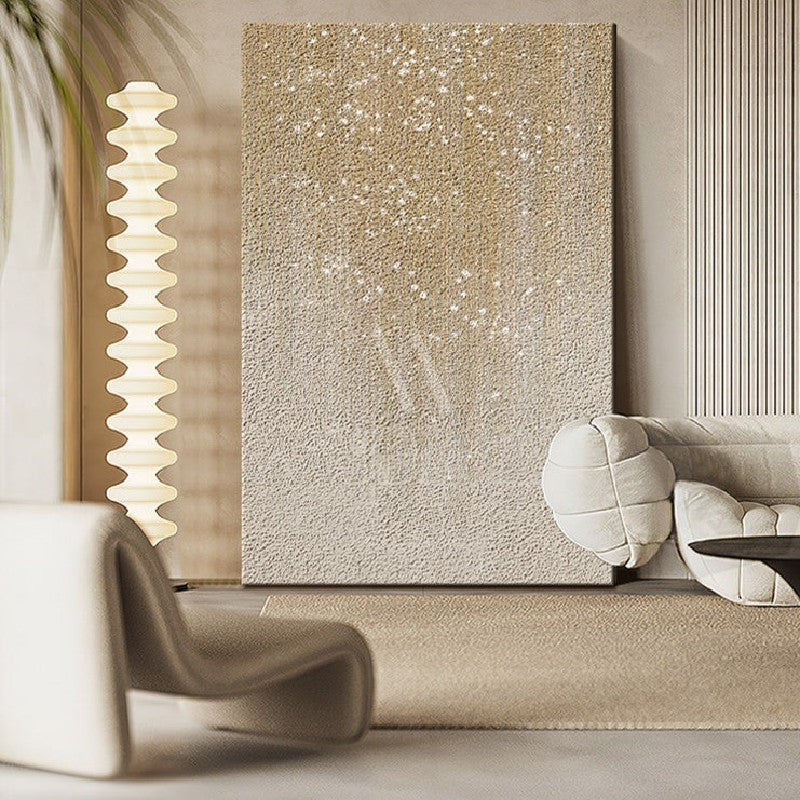 White Winter Modern Abstract Wall Art