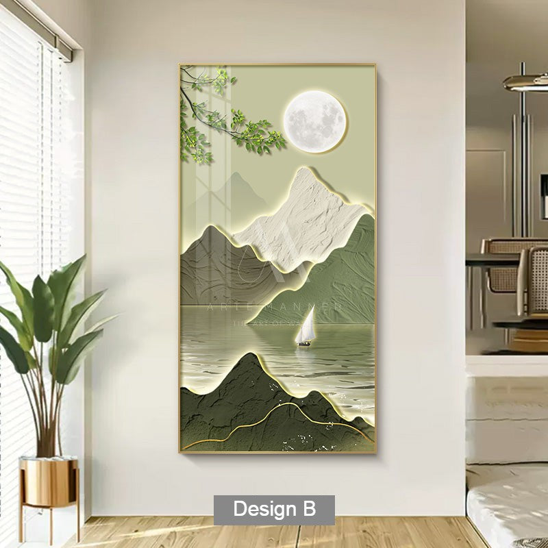 Welcome to the Mountain Modern Nature Wall Art