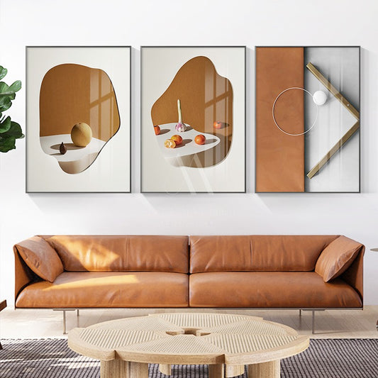 Delightful Afternoon Modern Wall Art (Set of 3)