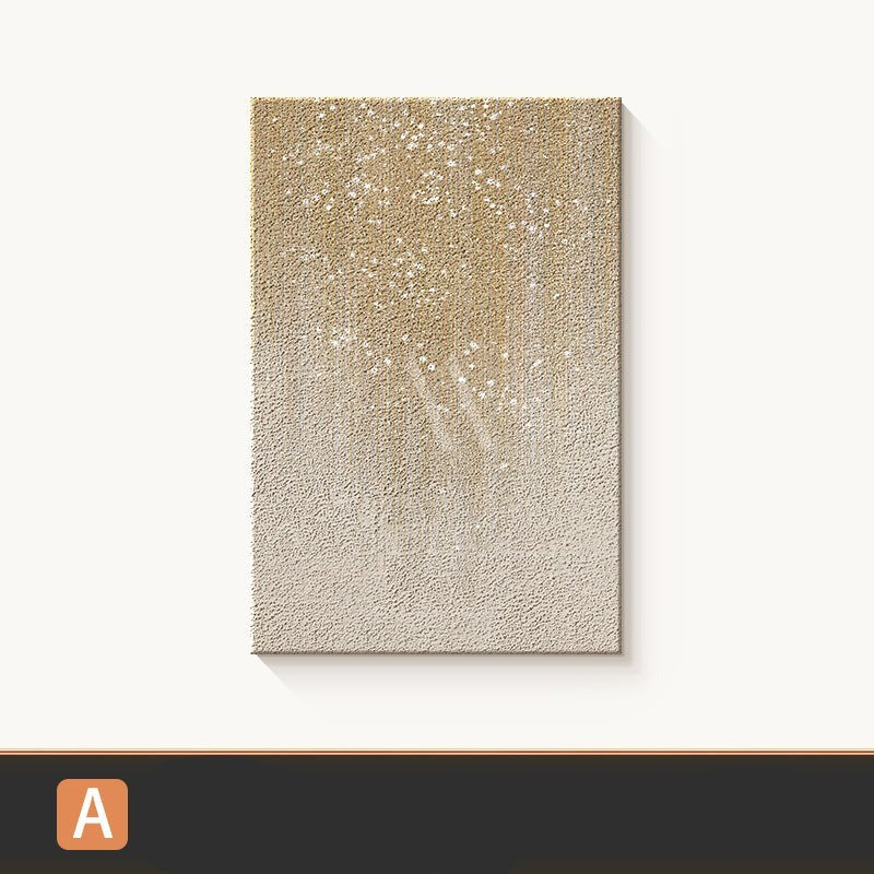 White Winter Modern Abstract Wall Art