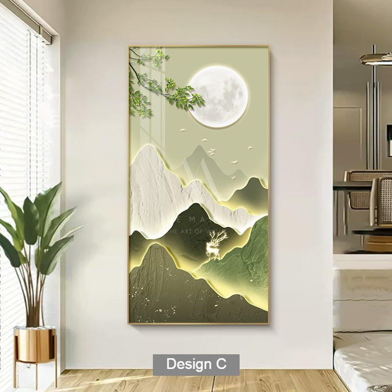 Welcome to the Mountain Modern Nature Wall Art