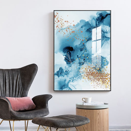 A Portrait of the Ocean Modern Abstract Wall Art