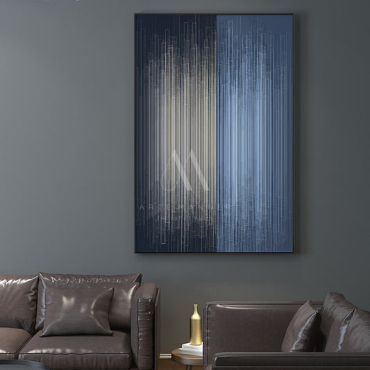 Slats Modern Abstract Wall Art