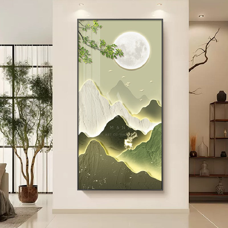 Welcome to the Mountain Modern Nature Wall Art