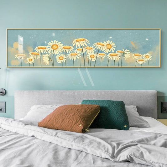 Daisy Pastures Modern Wall Art