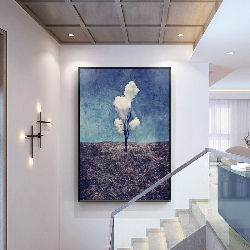 Blooms of Solitude Modern Wall Art