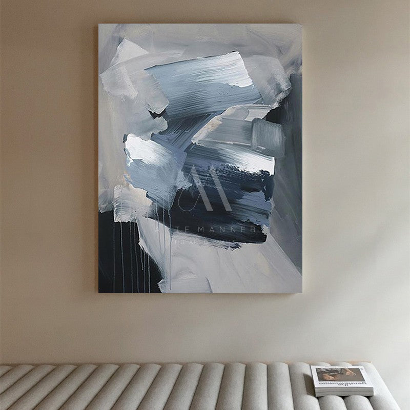 Inclement Modern Abstract Oil Painting