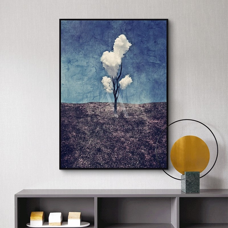 Blooms of Solitude Modern Wall Art