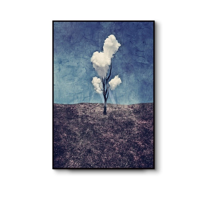 Blooms of Solitude Modern Wall Art