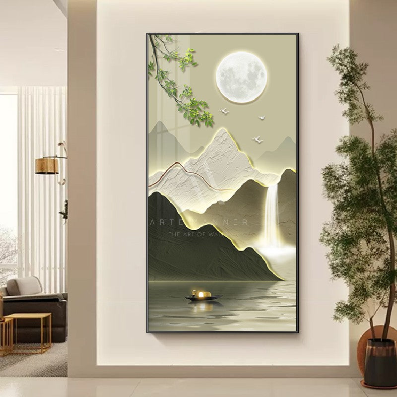 Welcome to the Mountain Modern Nature Wall Art