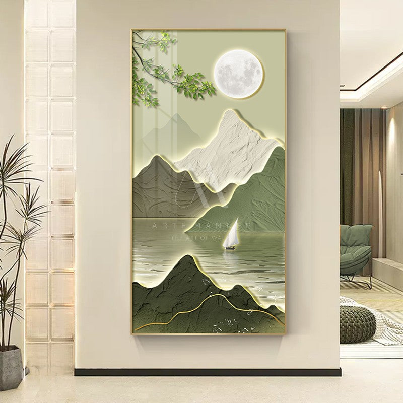 Welcome to the Mountain Modern Nature Wall Art