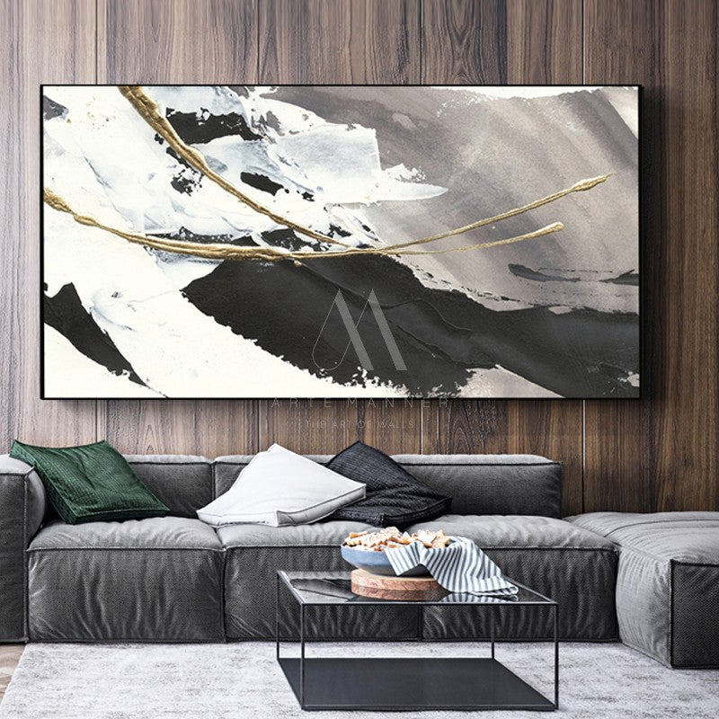 Silent Echo Modern Abstract Oil Painting