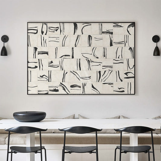 Broken Dialogue Minimalist Abstract Wall Art