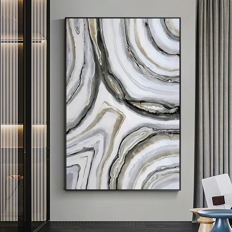 Crystal Refuge Abstract Wall Art