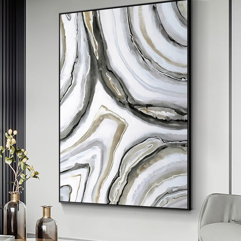 Crystal Refuge Abstract Wall Art