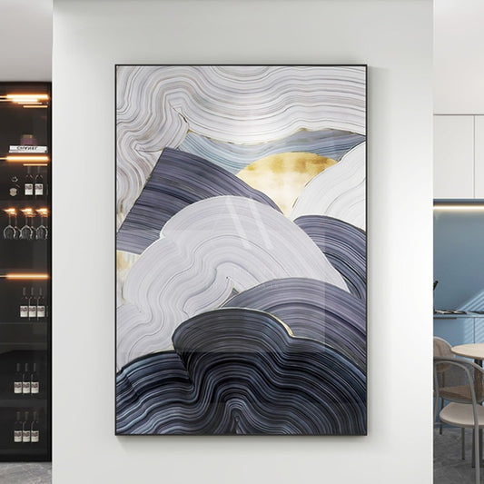 Hypnotic Waves Abstract Wall Art