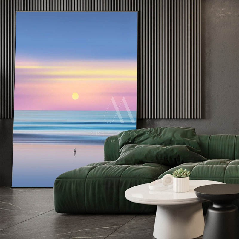 Rosy Hue Modern Wall Art