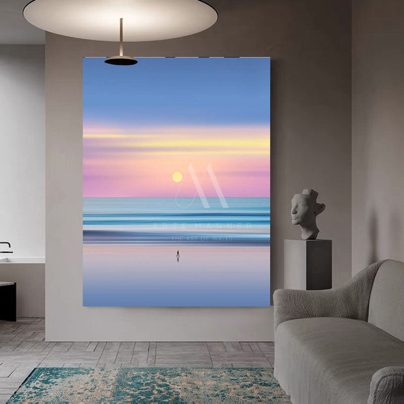 Rosy Hue Modern Wall Art