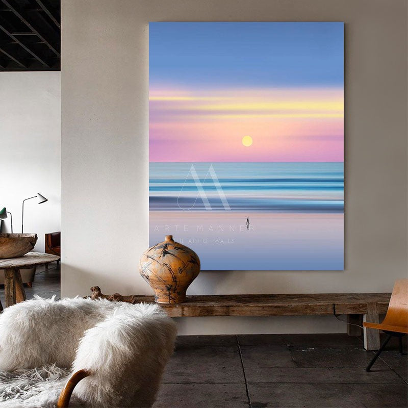 Rosy Hue Modern Wall Art