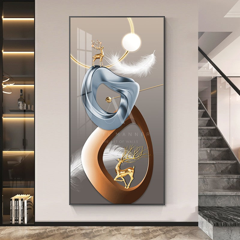 Vision of the Sun Modern Abstract Wall Art