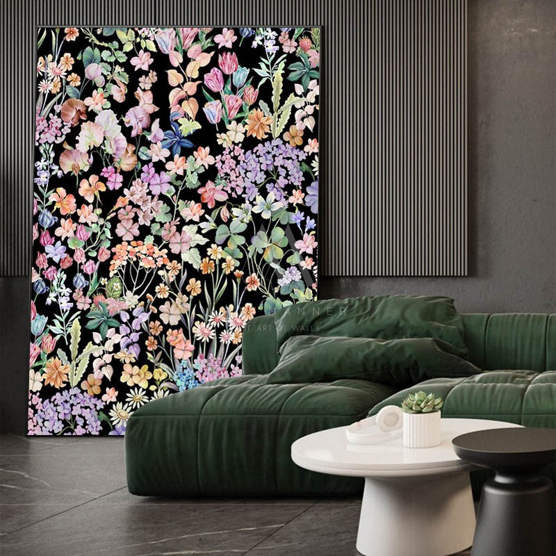 The Geometry of Nature Modern Floral Wall Art