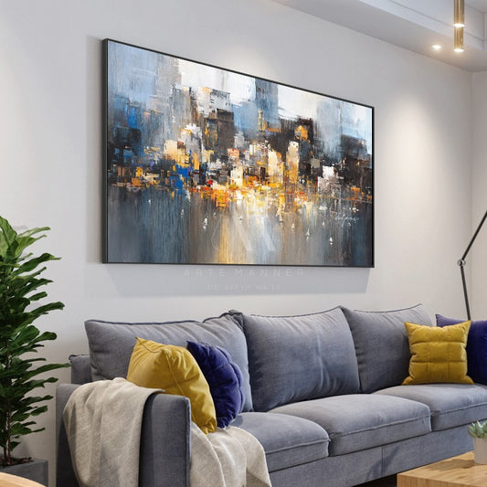 City Lights Abstract Wall Art