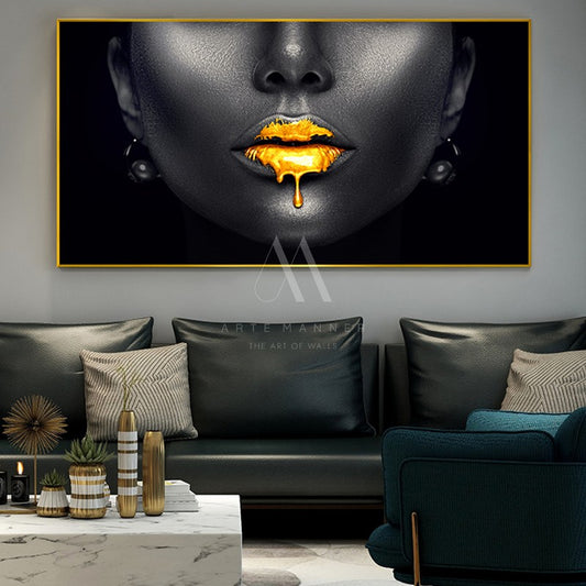 Midas Touch Modern Wall Art