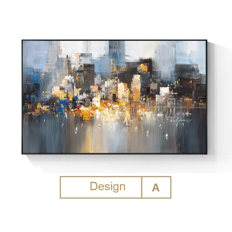 City Lights Abstract Wall Art