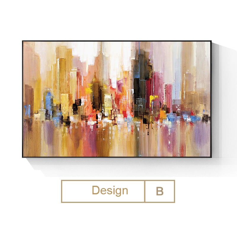 City Lights Abstract Wall Art